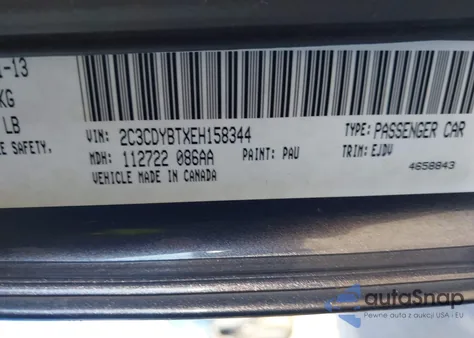 2014 Dodge Challenger R/T Classic from USA, damaged, VIN 2C3CDYBTXEH158344